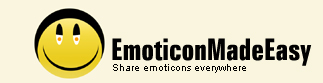 Share emoticons everywhere